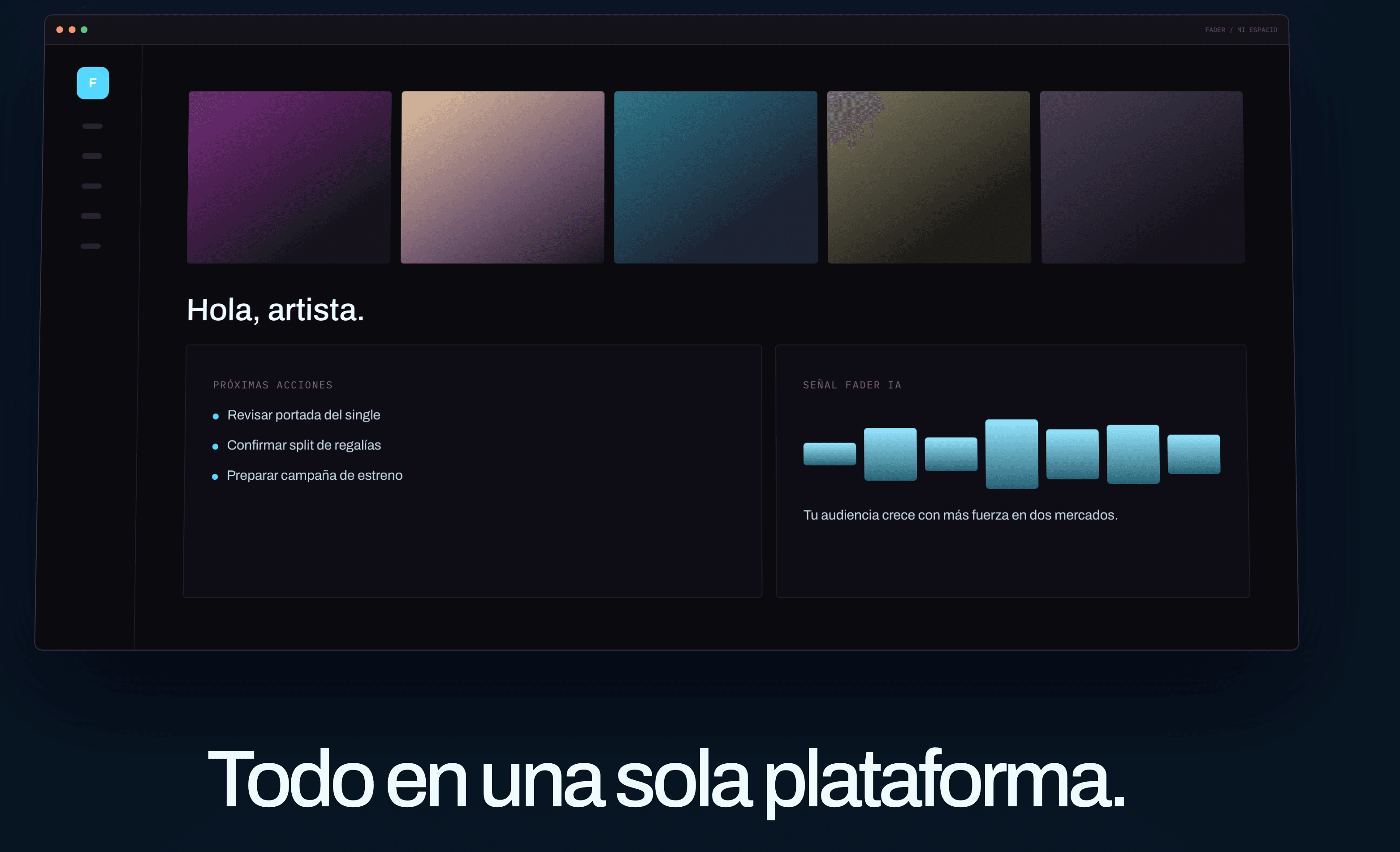 Una vista real de tu operación.